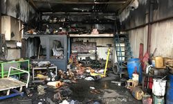 Sanayi sitesinde çıkan yangında 9 iş yeri kullanılamaz hale geldi