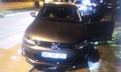 Polisten kaçarken polise çarptı