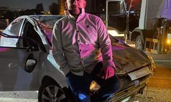 Şaşırtan kaza: Hurdaya dönen araçtan burnu bile kanamadan çıktı!