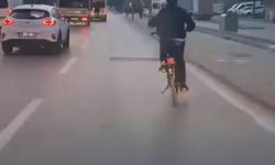 Bursa trafiğinde tehlike kameralara yansıdı!