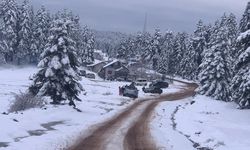 Kar kalınlığı 10 santimetreye ulaştı