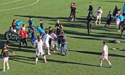 Elazığ'da amatör maçta kavga çıktı