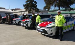 Emniyet bünyesine alınan yeni araçlar törenle teslim edildi