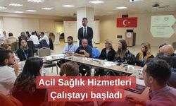 Acil sağlık hizmetleri çalıştayı başladı