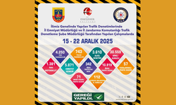 Son 1 hafta içerisinde 30 bin 559 araç ve sürücü denetlendi