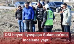 DSİ heyeti İlyaspaşa Sulaması'nda inceleme yaptı