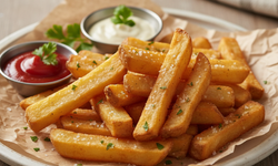 Bu yöntemi deneyenler şaşırıyor: Patates kızartması böyle daha az yağ çekiyor!