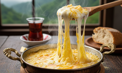 Gerçek Karadeniz usulü mıhlama (kuymak)