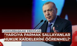 "Yargıya parmak sallayanlar hukuk kaidelerini öğrenmeli"