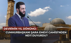 Şara Emevi Camii'sinden tarihi kardeşlik mesajı verdi