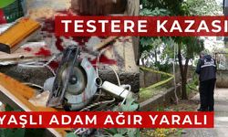 Elektrikli testereyle odun kesme faciası