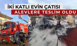 Kütahya’da çatı yangını korkuttu