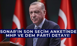 Sonar'ın son seçim anketinde MHP ve DEM Parti detayı!