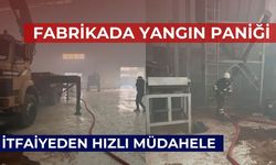 Reyhanlı’da çikolata fabrikasında yangın paniği