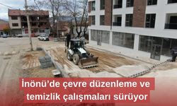 İnönü’de çevre düzenleme ve temizlik çalışmaları sürüyor