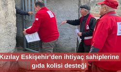 Kızılay Eskişehir’den ihtiyaç sahiplerine gıda kolisi desteği