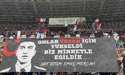 Nefer tribünü şehit Emre Mercan’ı unutmadı!