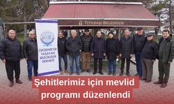 Şehitlerimiz için mevlid programı düzenlendi