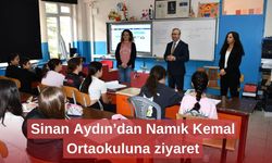 Sinan Aydın’dan Namık Kemal Ortaokuluna ziyaret