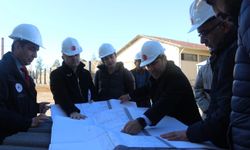 Yeni hizmet binasında çalışmalar hızla devam ediyor