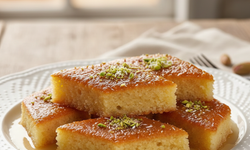 Tatlı krizlerine en hızlı çözüm! Şipşak şerbetli irmik tatlısı