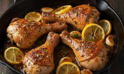 Mutfakta şipşak lezzet! 20 dakikada limonlu tavuk yapımı