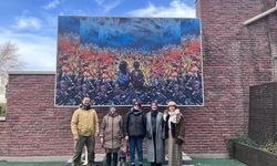 'Savaşın Çocukları' eseri Avlu Sanat'ta yerini aldı