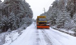Mihalıççık’ta kış şartlarına karşı yol güvenliği çalışmaları