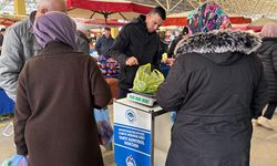 Odunpazarı Belediyesi pazarlarda elektronik tartı denetimi yaptı