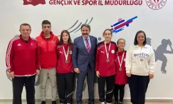 Eskişehirli tekvandocular başkentte kürsüye çıktı