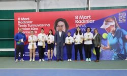 Eskişehir’de 8 Mart tenis turnuvası coşkuyla tamamlandı
