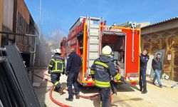 BAKSAN'da yangın korkuya neden oldu