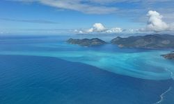 Fethiye Ölüdeniz’de yağış sonrası turkuaz görünüm