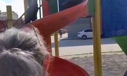 Eskişehir’de Skandal Görüntüler: Çocuk Parkında Kaydırak Üstünde Sigara Keyfi!