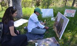 Eskişehir'de Özbek ve Türk Sanatçılar Tuval Başında Buluştu