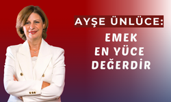 Başkan Ünlüce’den 1 Mayıs Emek ve Dayanışma Günü Mesajı
