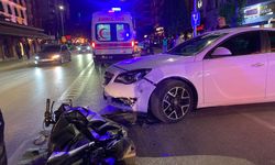 Motosiklet Sürücüsü Ölümden Döndü