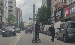 Eskişehir Trafiğinde Pes Dedirten 'Merdivenli' Sürücü