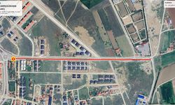 Zincirlikuyu Mahallesi'nde yol çalışması
