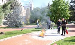 Eskişehir Büyükşehir Belediyesi’nden yangın eğitimi ve tatbikatı