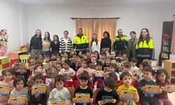 Es Çocuk Evi’nde minik öğrencilere uygulamalı trafik eğitimi