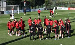 A Millî Takım hazırlıklarını Riva’da sürdürdü!