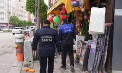Eskişehir’de zabıtadan ortak alanlarda işgal denetimi