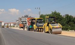 Eskişehir'de 8070 Bulvarı atyapı ve asfalt çalışmaları