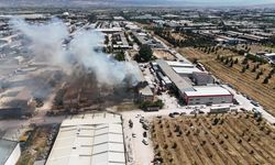 Eskişehir'de Korkutan Fabrika Yangını