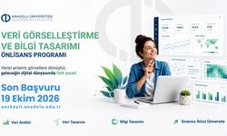 Anadolu Üniversitesi AÖF Veri Görselleştirme ve Bilgi Tasarımı Programı Öğrenci Kabulüne Başladı