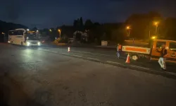 Bolu Dağı'nda Askeri Mühimmat Taşıdığı Değerlendirilen Tır Devrildi: D-100 Karayolu Ulaşıma Kapatıldı