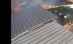 Eskişehir'de Yere Düşen Sigara Bahçeyi Kül Etti