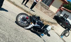 Eskişehir’de Panelvan ile Motosiklet Çarpıştı