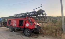İtfaiye Seyitgazi’de Yangın Sonrası Kaza Yaptı